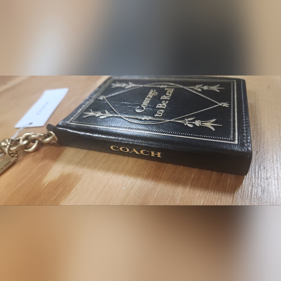 Coach Leather Notebook Bag Charm - Picture 4 of 8